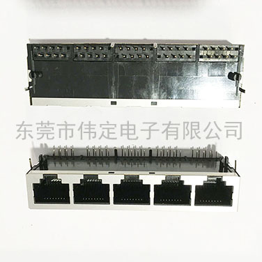 59 1X5帶屏蔽殼RJ45接口 路由器網(wǎng)口