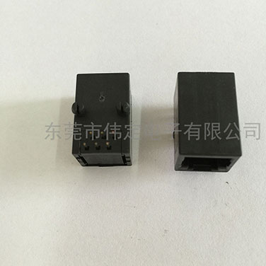 單口加長(zhǎng)款  RJ11 6P6C 全塑電話母座